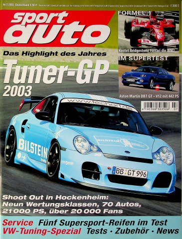 Deckblatt Sport Auto (07/2003)